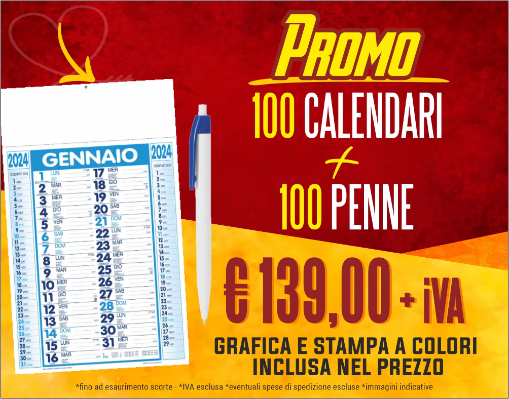 100 CALENDARI +100 PENNE
